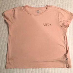 Peach Vans tee.